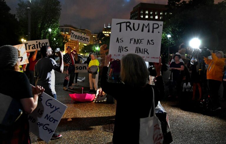 Anti-Trump Protesters